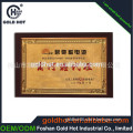 custom classical wooden rating plate for licensing agent , woodn award plaque